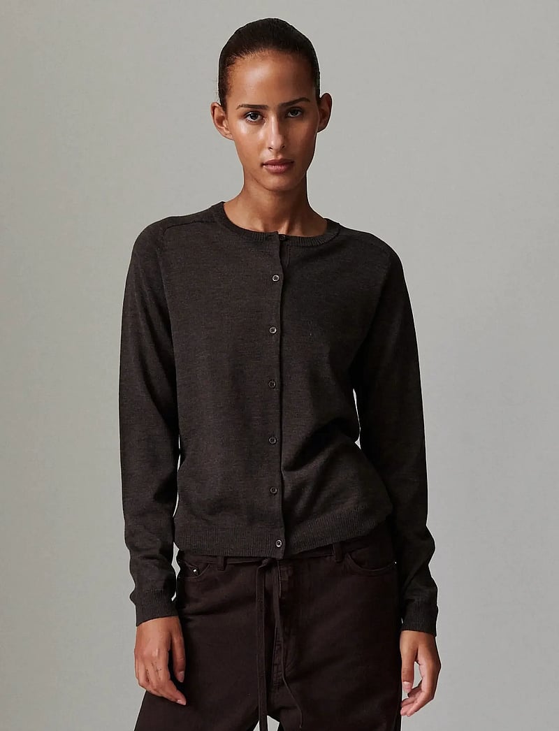 Day Birger et Mikkelsen - Luna - Daily Elements - cardigans - expresso melange - 3