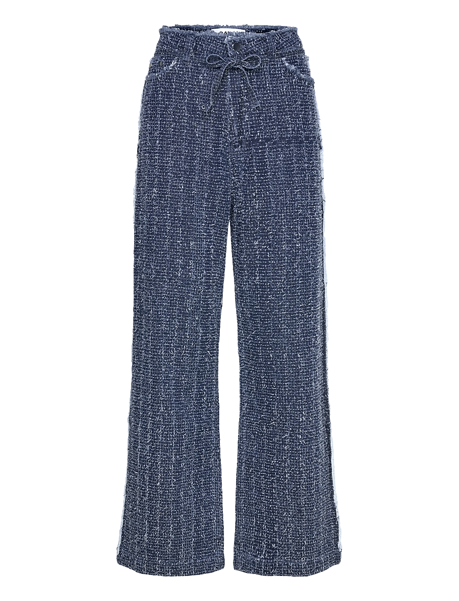 Day Birger et Mikkelsen - Elijah - Punch Denim - hosen mit weitem bein - peacoat - 1