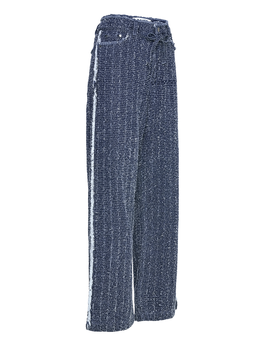 Day Birger et Mikkelsen - Elijah - Punch Denim - hosen mit weitem bein - peacoat - 3