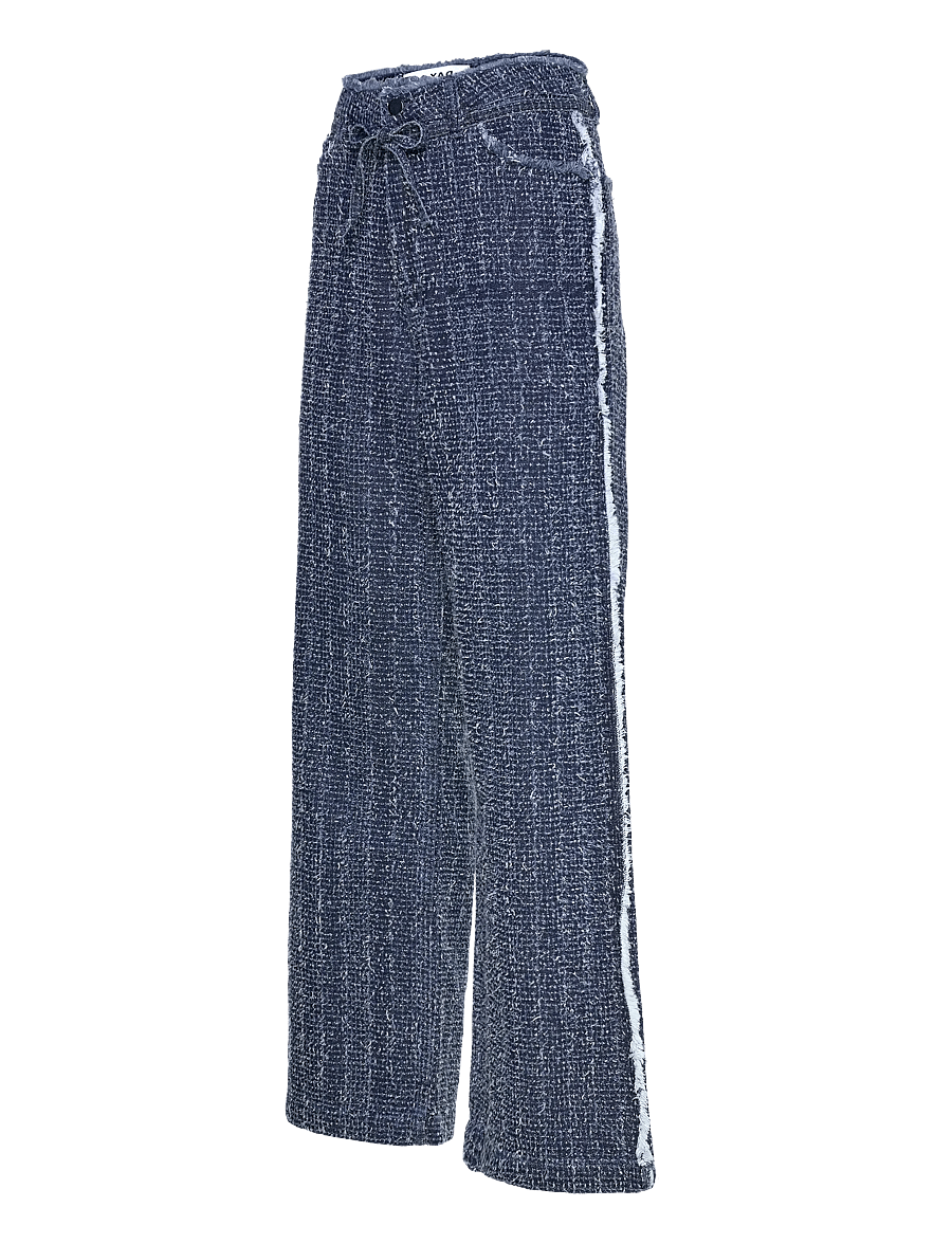 Day Birger et Mikkelsen - Elijah - Punch Denim - hosen mit weitem bein - peacoat - 4