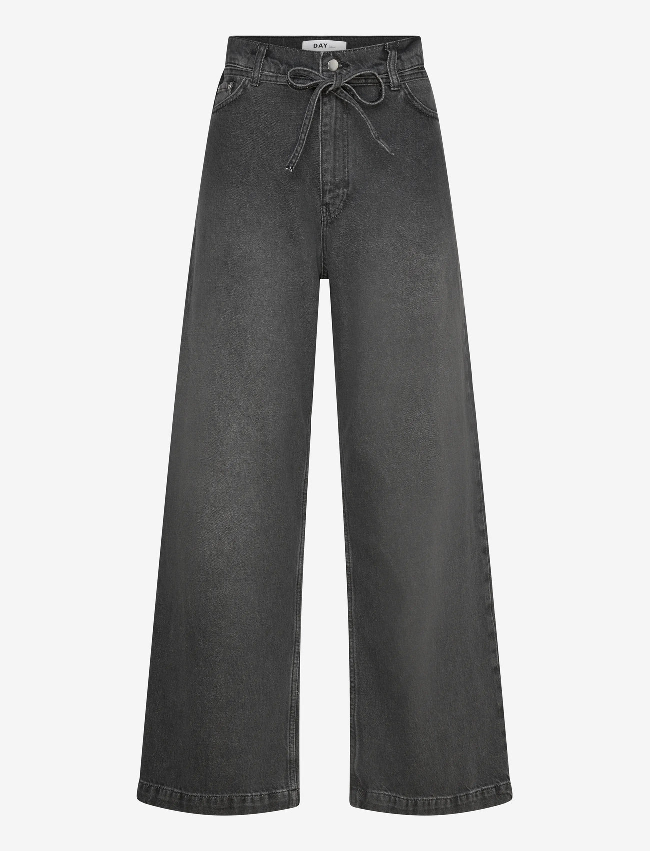 Day Birger et Mikkelsen - Elijah - Rigid Denim - hosen mit weitem bein - black - 1