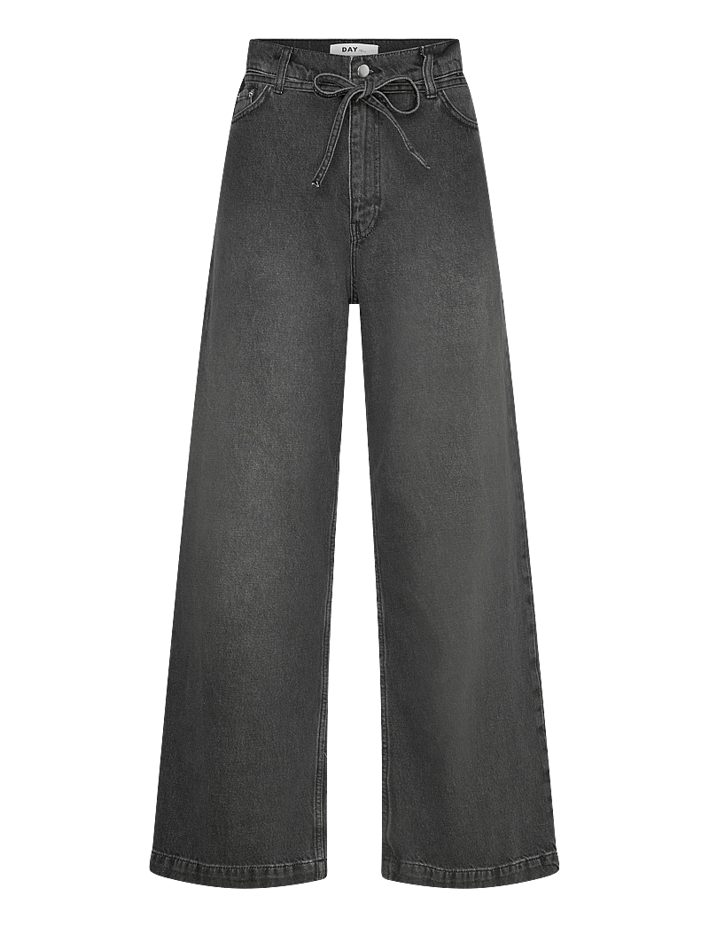 Day Birger et Mikkelsen - Elijah - Rigid Denim - hosen mit weitem bein - black - 1