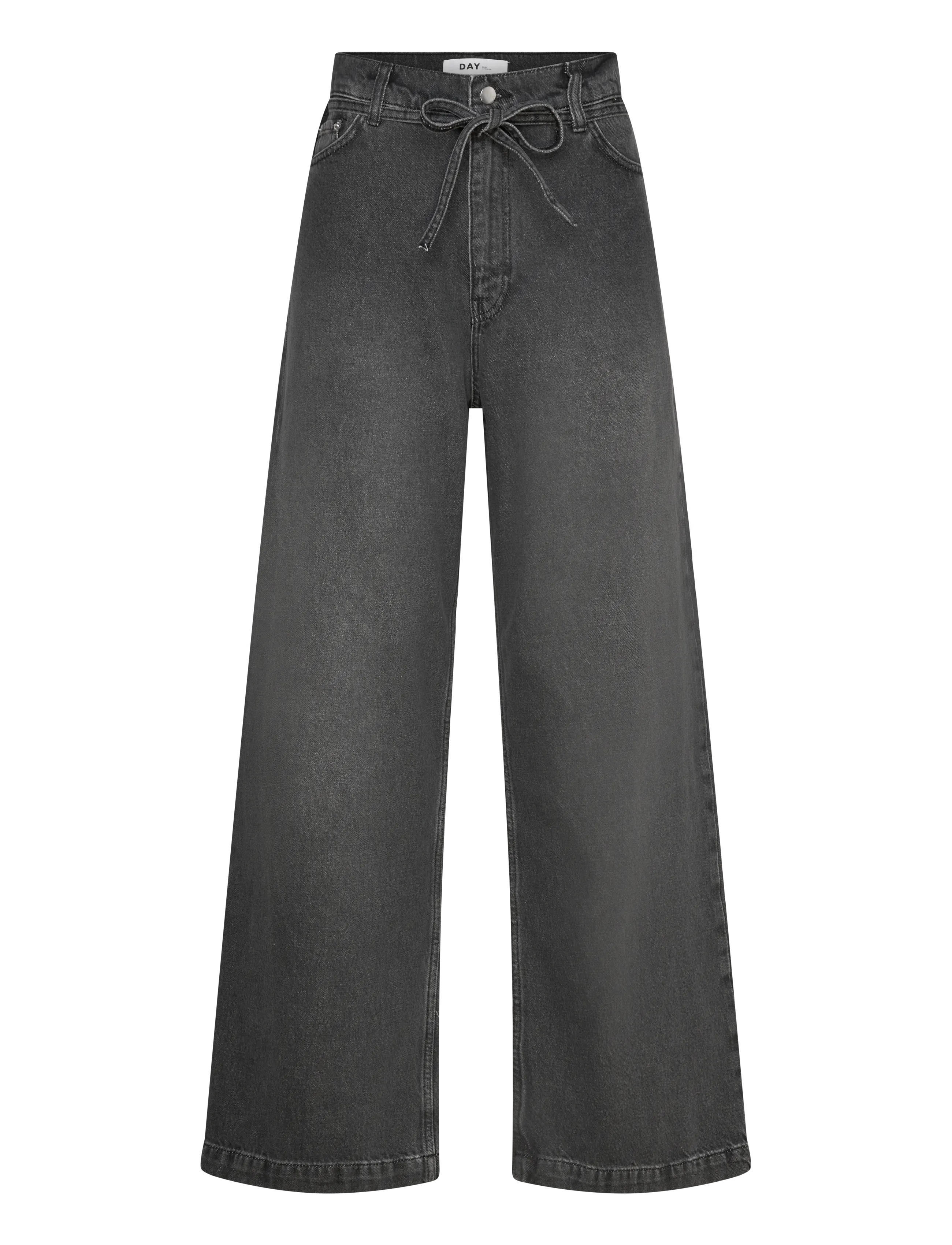 Day Birger et Mikkelsen - Elijah - Rigid Denim - jeans met wijde pijpen - black - 1