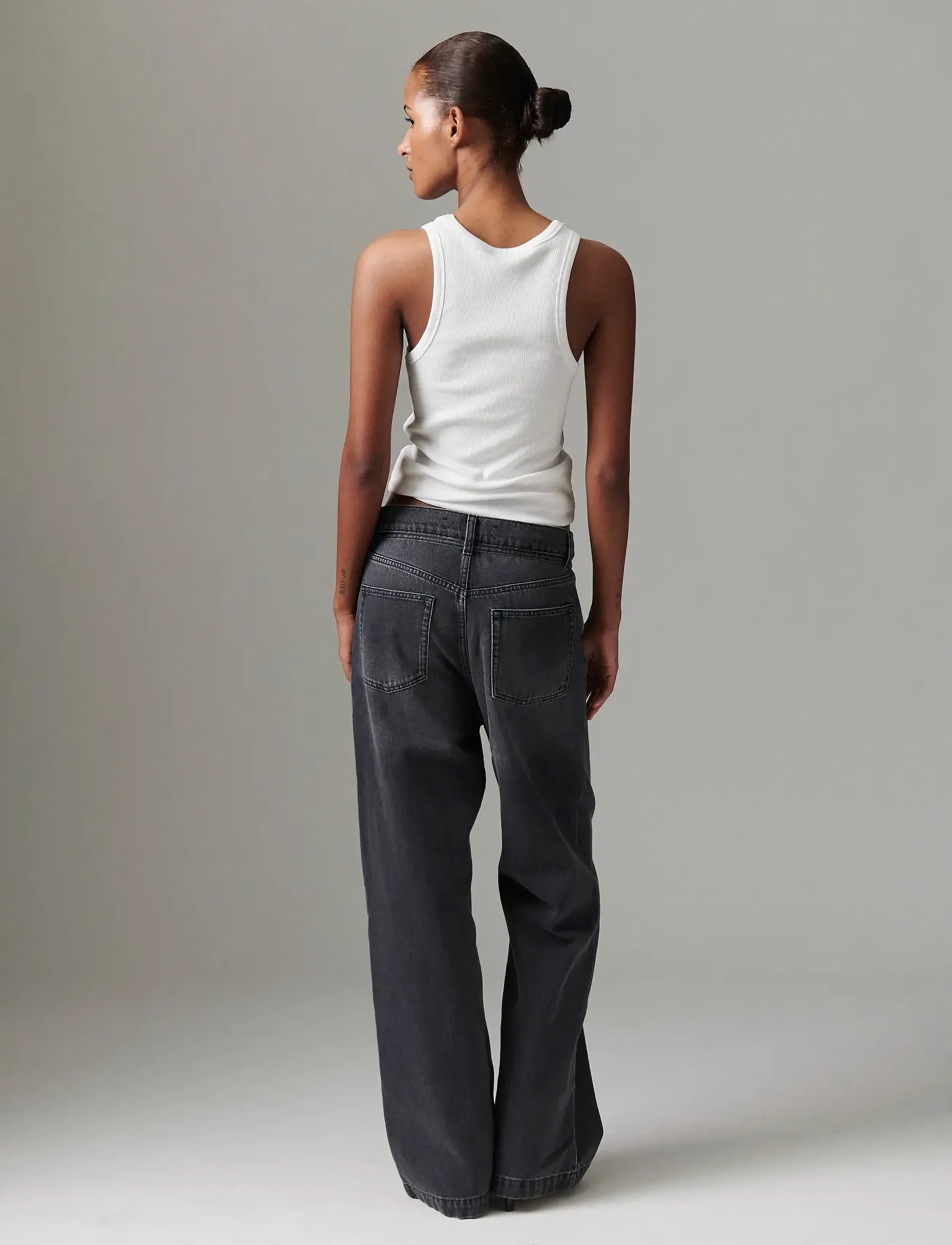 Day Birger et Mikkelsen - Elijah - Rigid Denim - wide leg jeans - black - 5