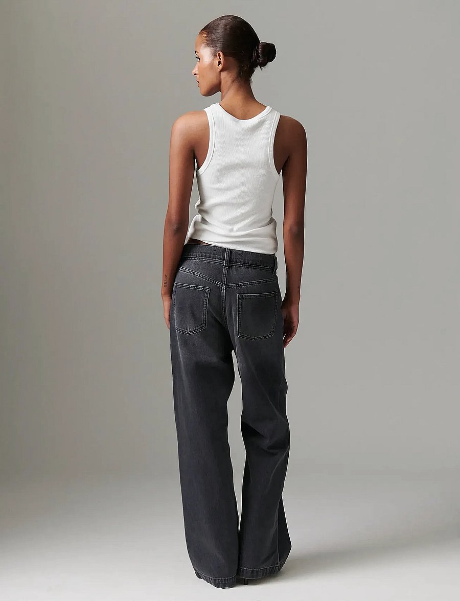 Day Birger et Mikkelsen - Elijah - Rigid Denim - jeans met wijde pijpen - black - 5
