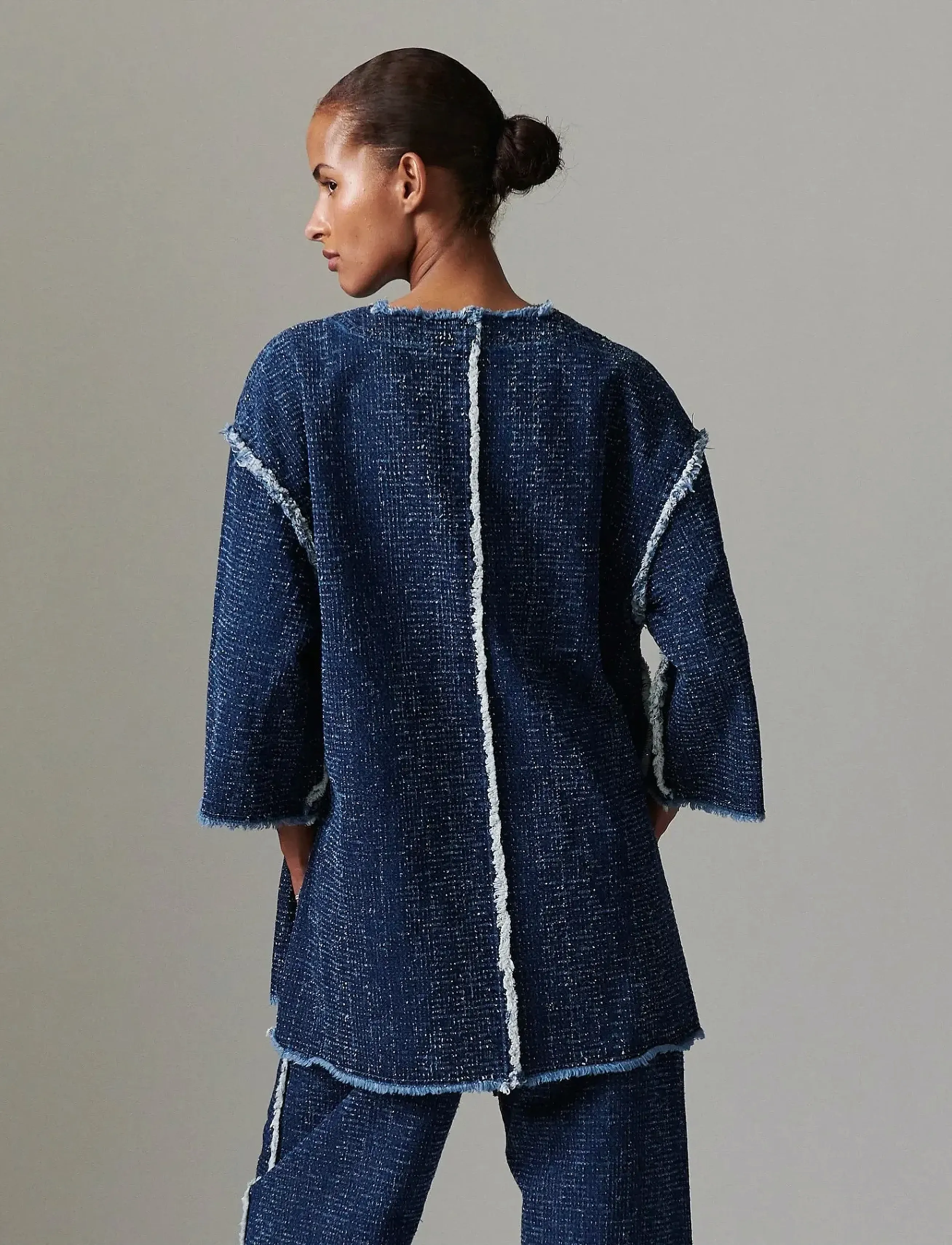 Day Birger et Mikkelsen - Katrin - Punch Denim - t-shirts - peacoat - 3