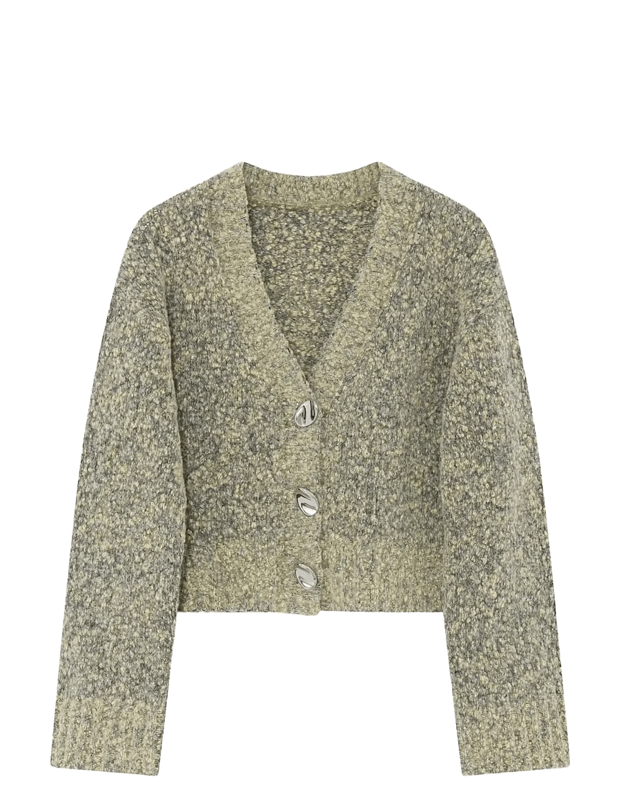 Day Birger et Mikkelsen - Conor - Winter melange - cardigans - capers melange - 1