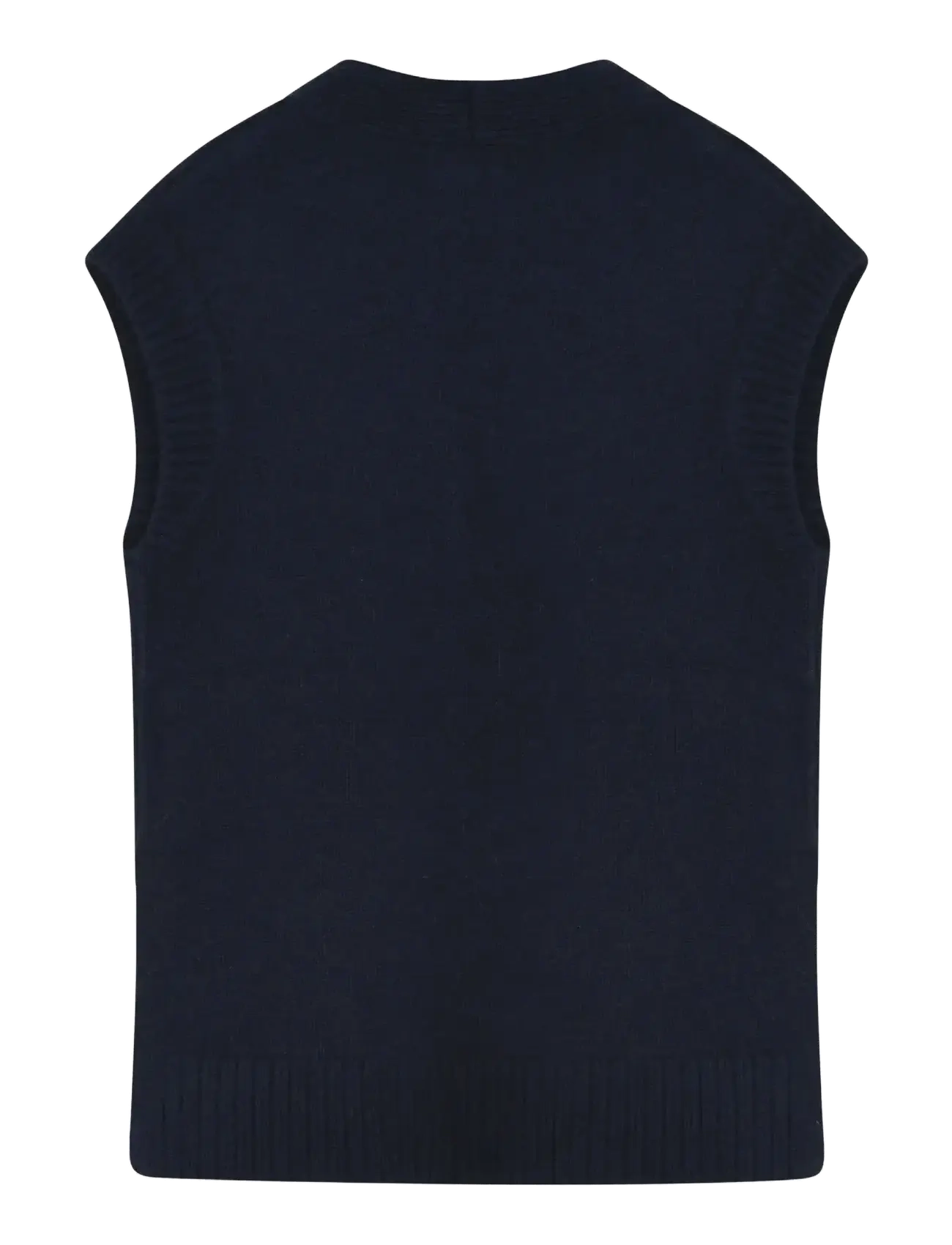 Day Birger et Mikkelsen - Flynn - Soft lamb - knitted vests - dark sapphire. - 2