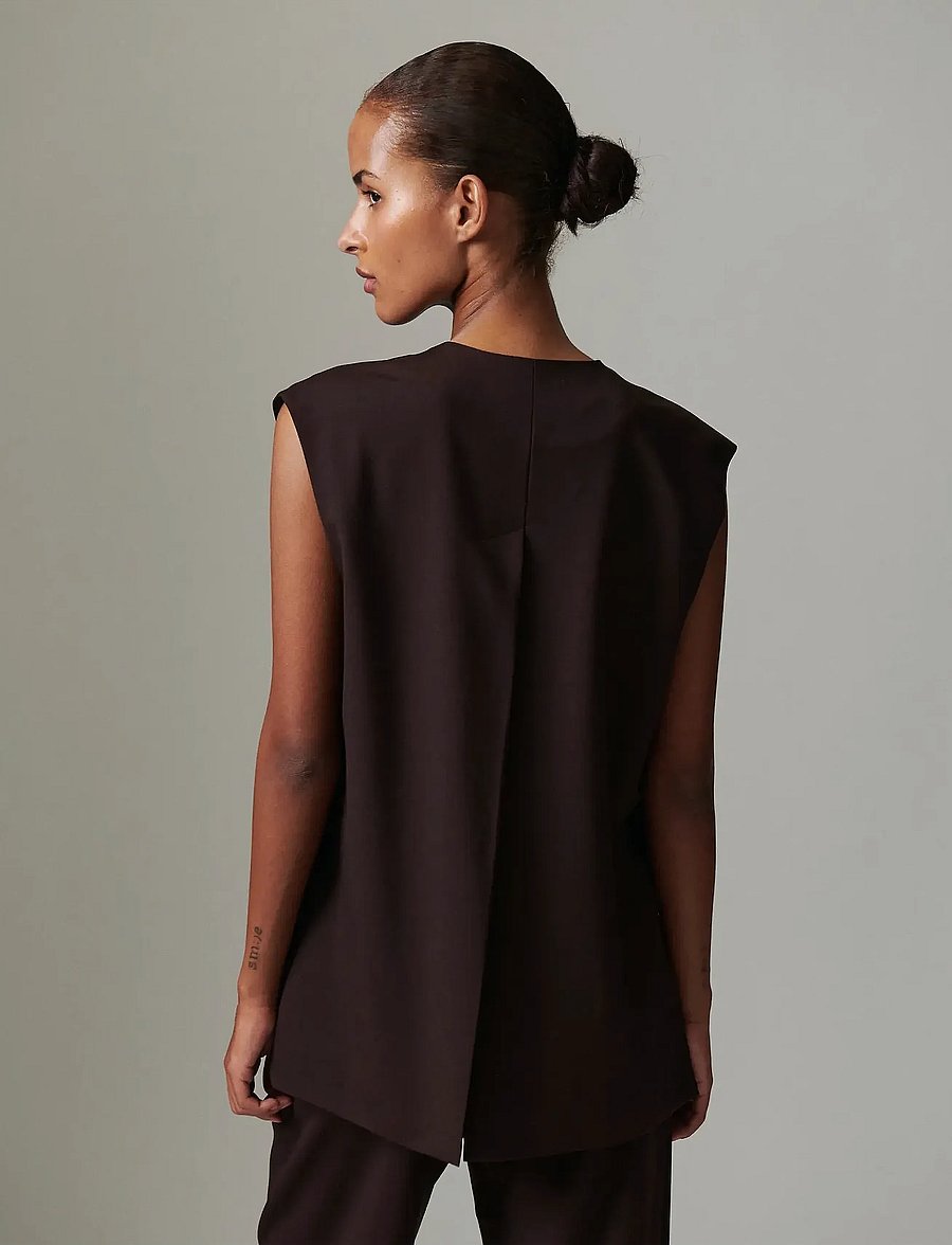 Day Birger et Mikkelsen - Francine - Classic Wool Blend - Ülikonna vestid - chocolate plum - 3