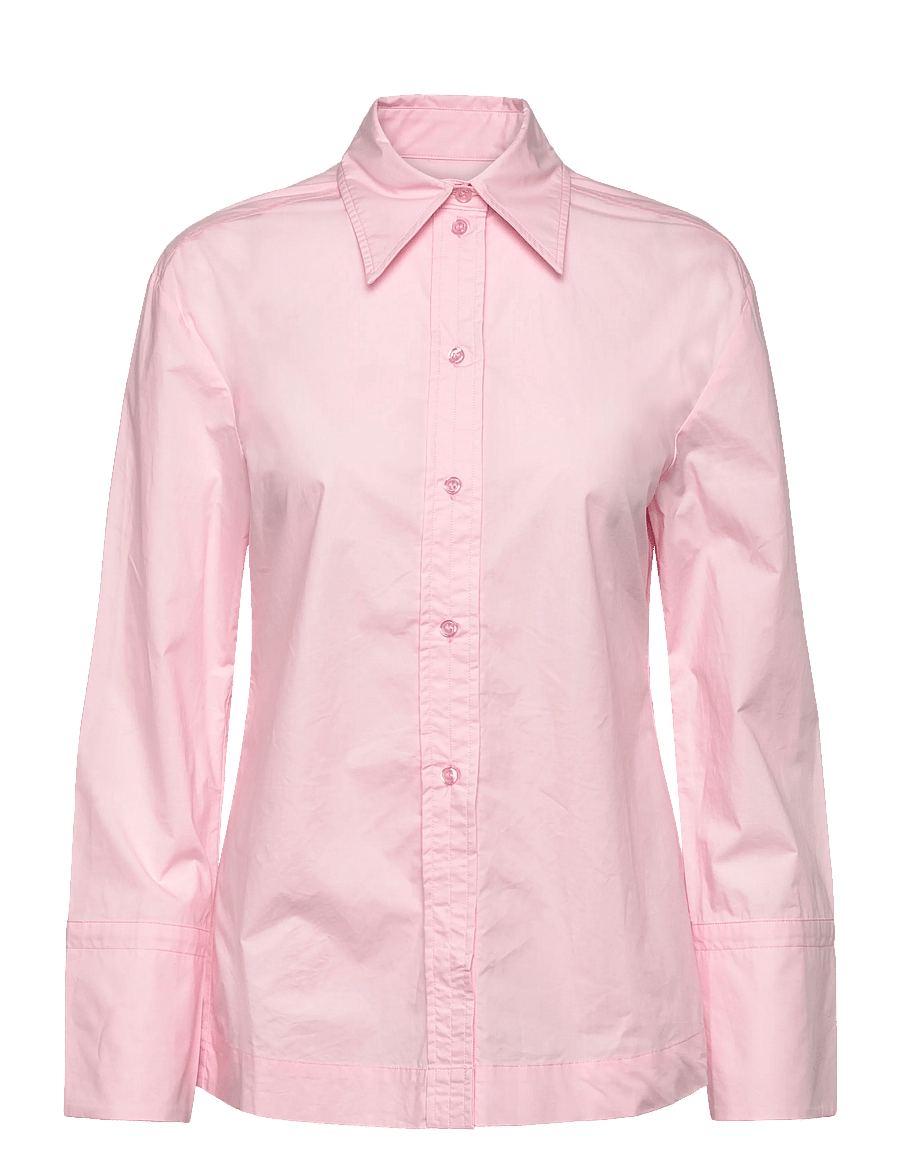 Day Birger et Mikkelsen - Hooper - Solid cotton - langärmlige hemden - pink lady - 1