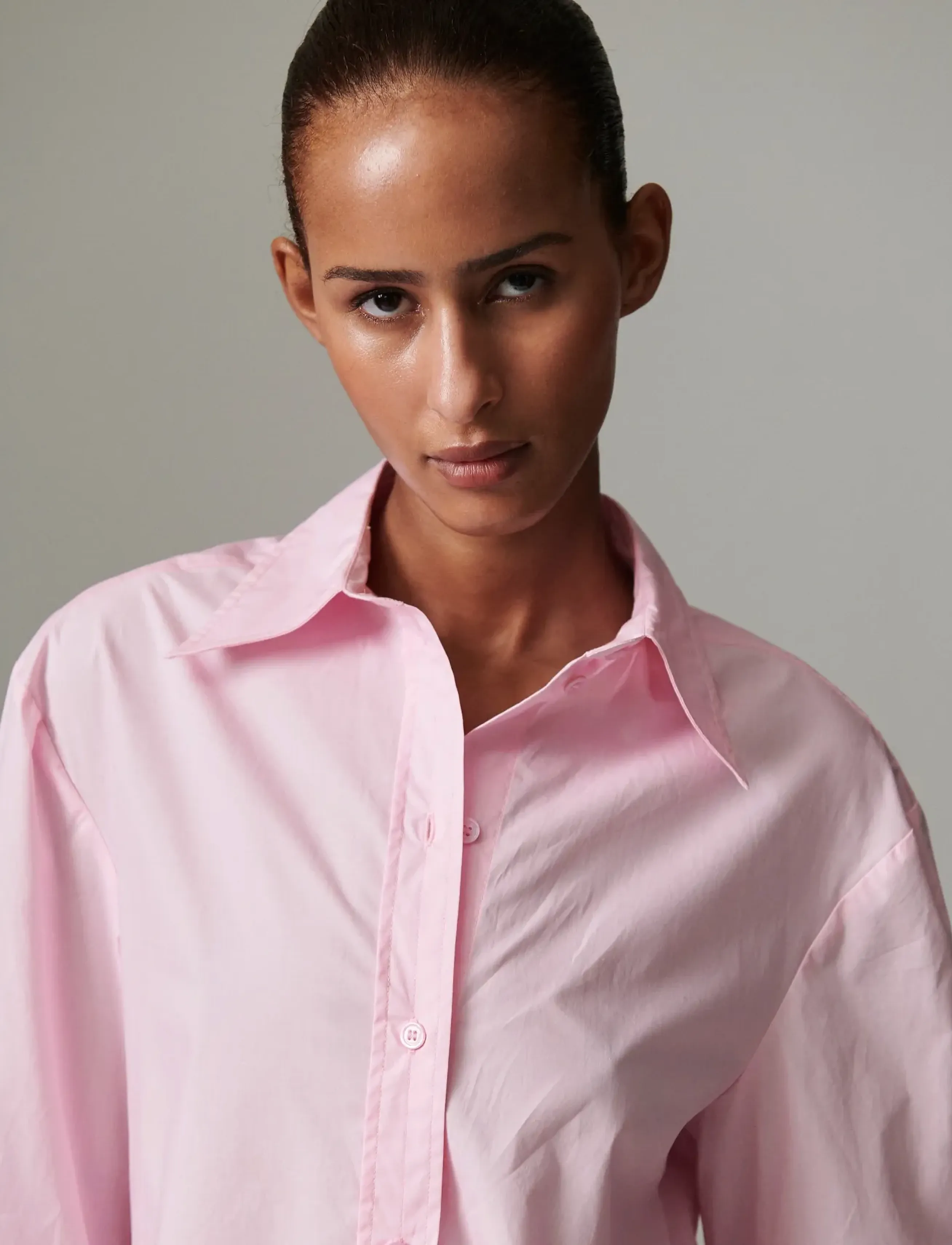 Day Birger et Mikkelsen - Hooper - Solid cotton - langerma skyrtur - pink lady - 3