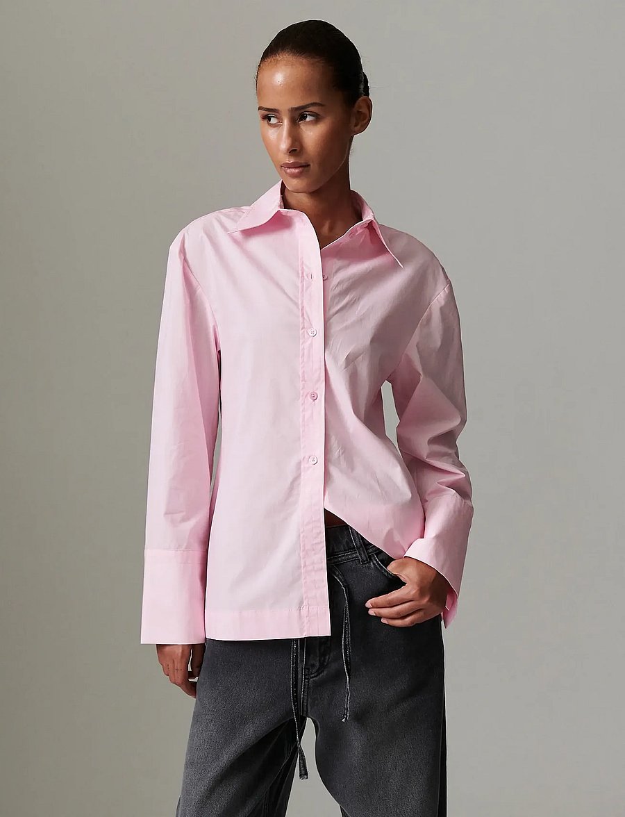 Day Birger et Mikkelsen - Hooper - Solid cotton - langärmlige hemden - pink lady - 5