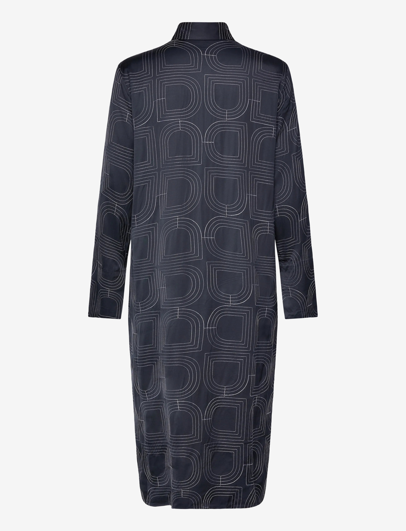Day Birger et Mikkelsen - Lissy - Fluid Viscose Stitch - skjortekjoler - dark sapphire. - 2