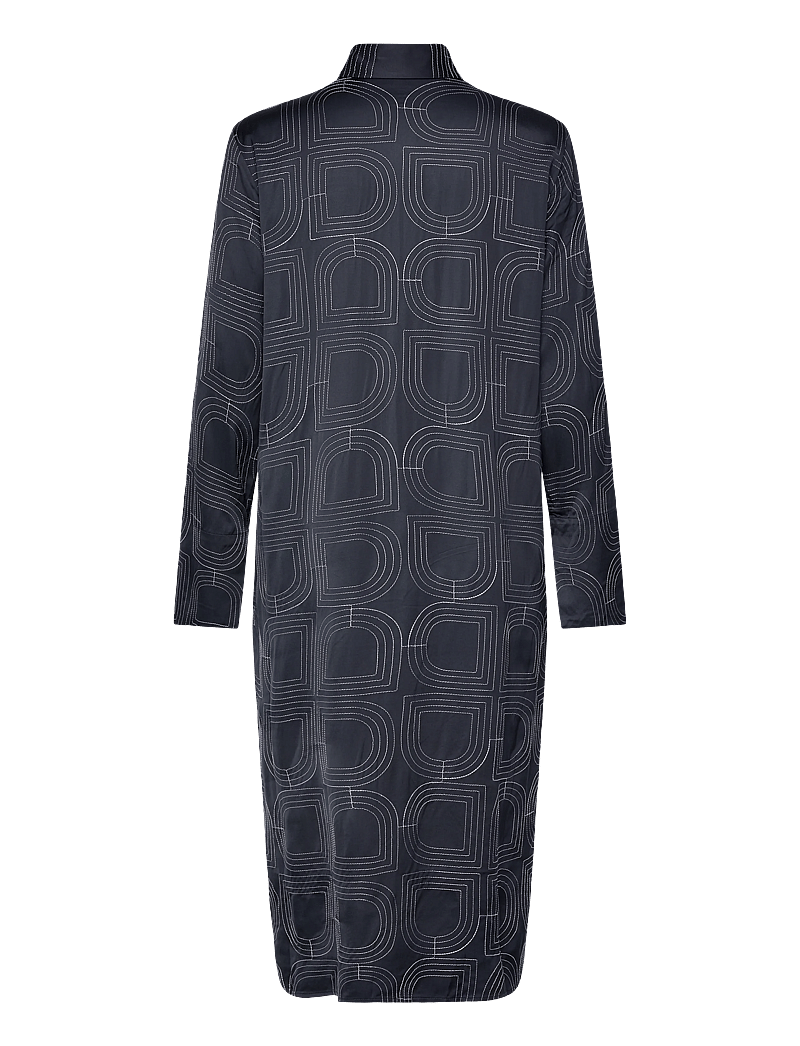 Day Birger et Mikkelsen - Lissy - Fluid Viscose Stitch - skjortekjoler - dark sapphire. - 2