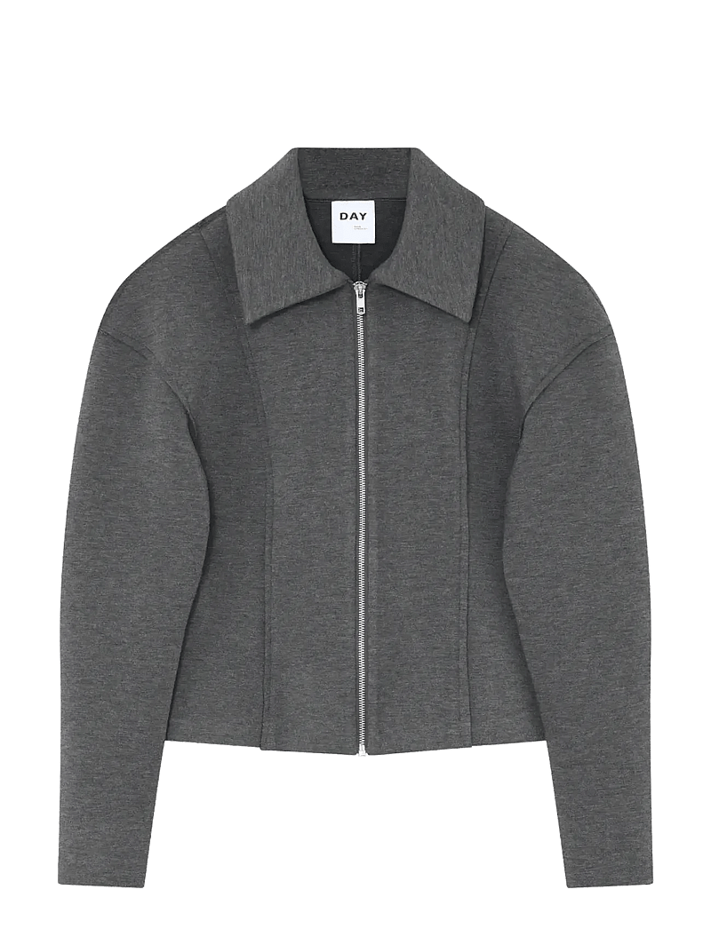 Day Birger et Mikkelsen - Morena - Scuba - cardigans - medium grey melange - 1