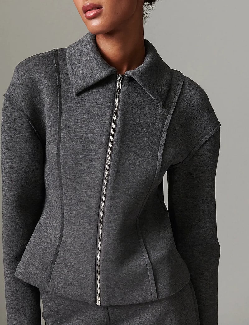 Day Birger et Mikkelsen - Morena - Scuba - cardigans - medium grey melange - 4