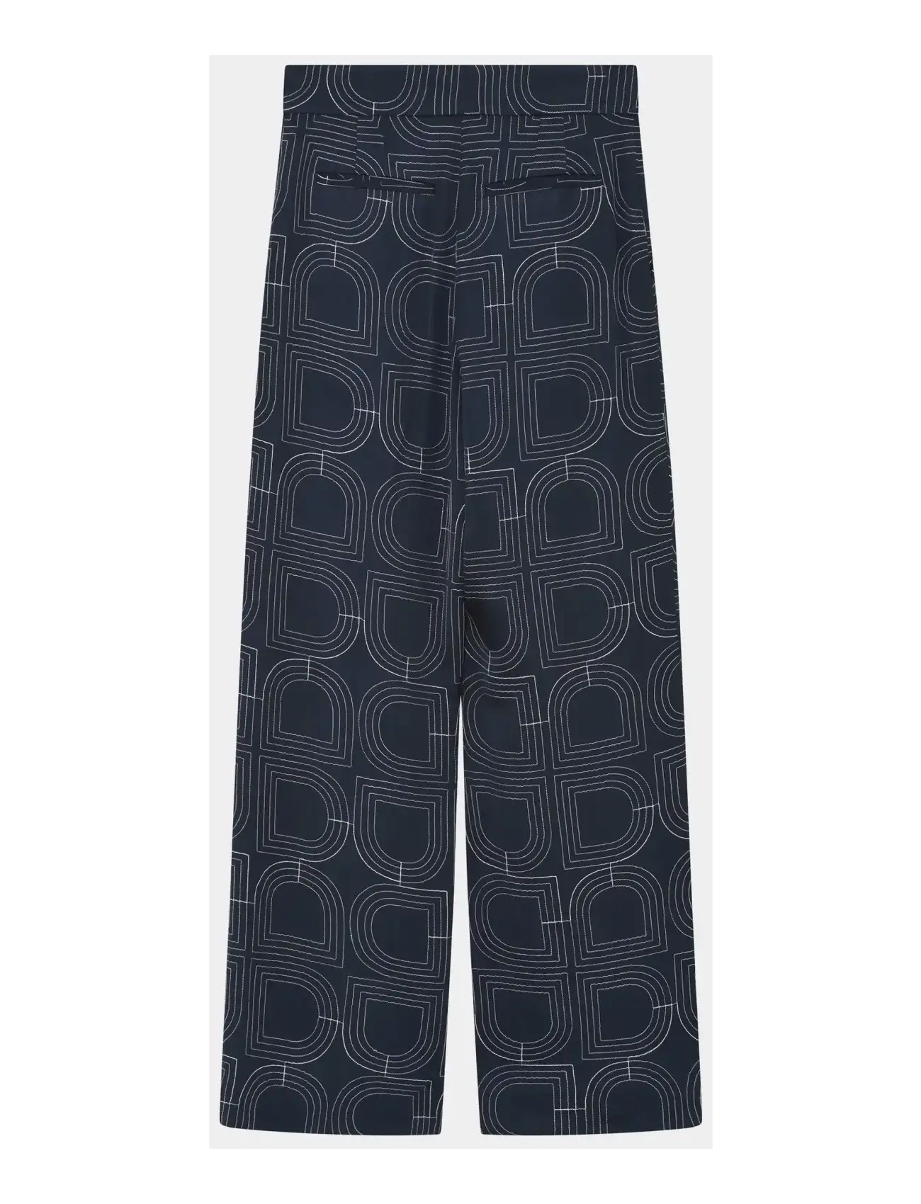 Day Birger et Mikkelsen - Phoebe - Fluid Viscose Stitch - straight leg trousers - dark sapphire. - 2