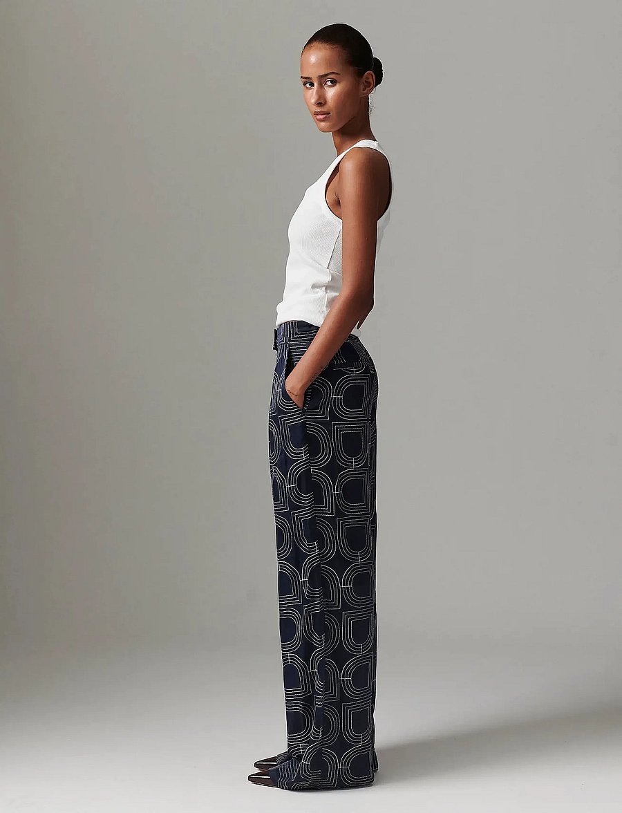 Day Birger et Mikkelsen - Phoebe - Fluid Viscose Stitch - dark sapphire. - 3