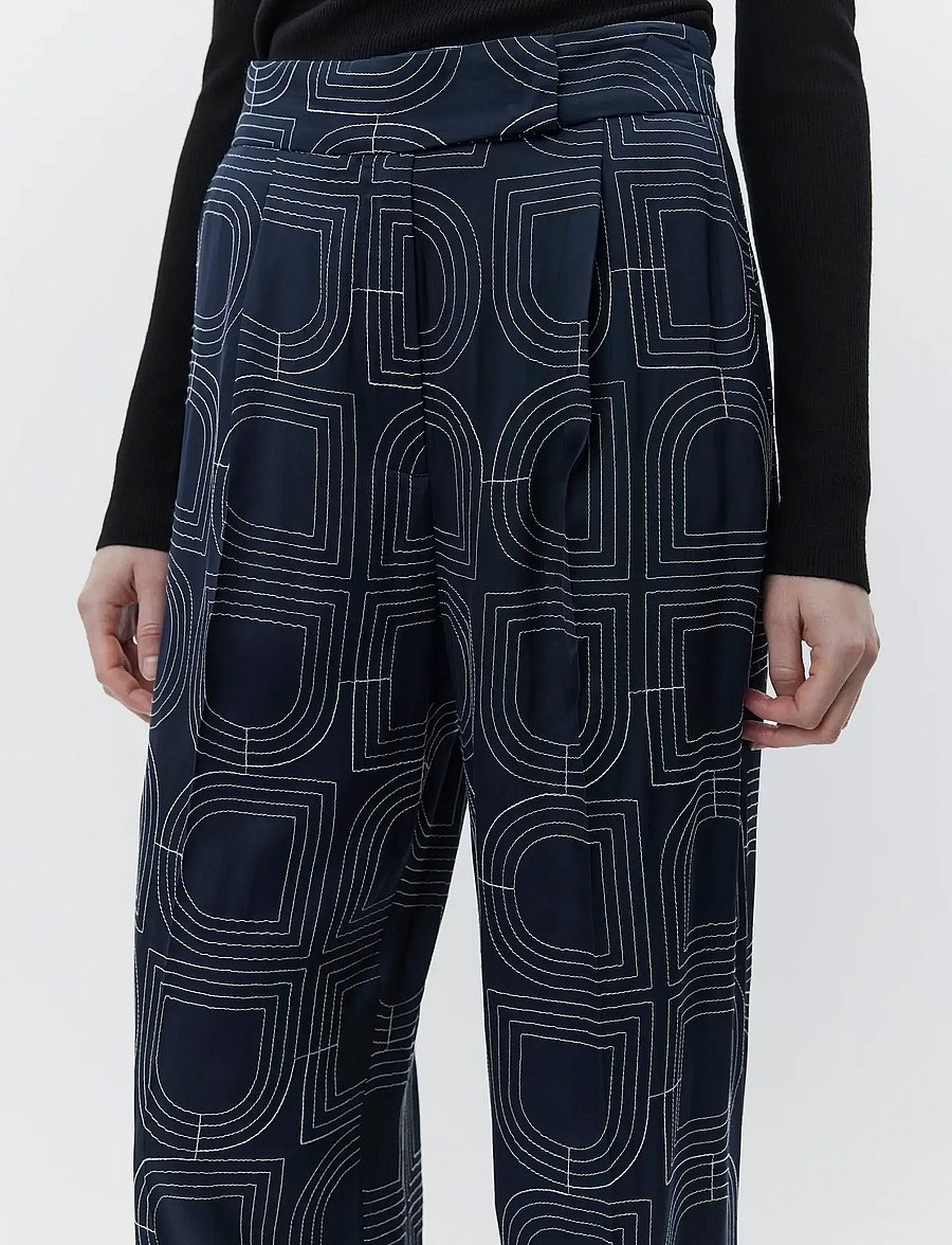 Day Birger et Mikkelsen - Phoebe - Fluid Viscose Stitch - dark sapphire. - 5