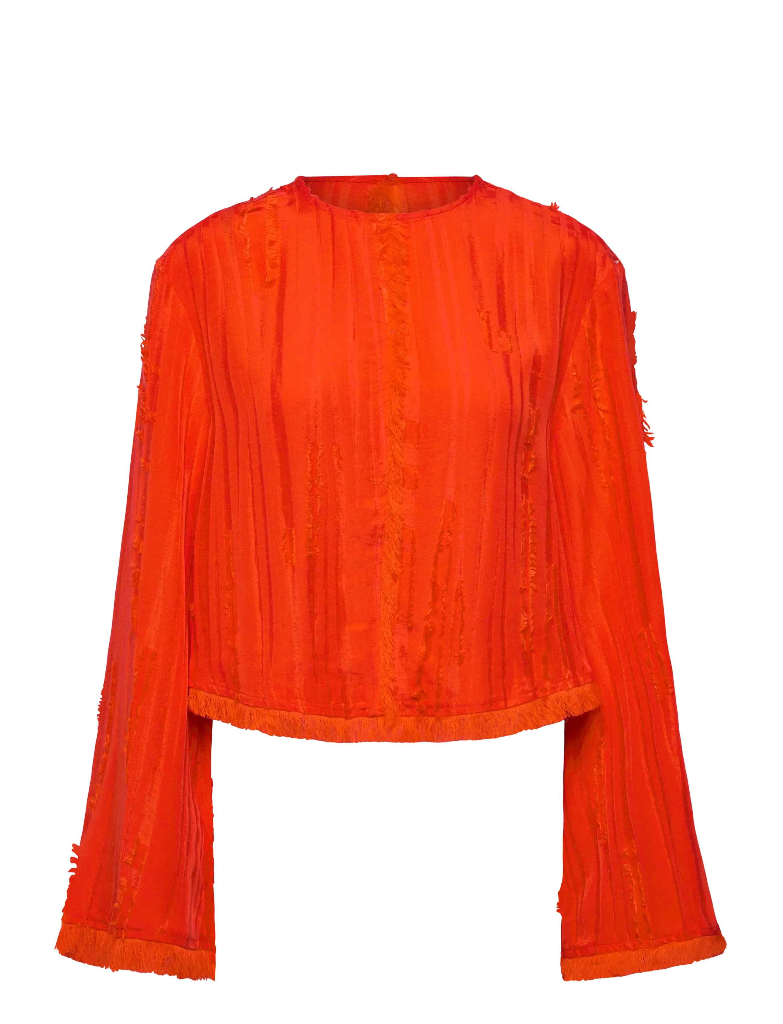 Day Birger et Mikkelsen Ralph - Structured fringes - Blouses & Shirts - FIERY RED. / red