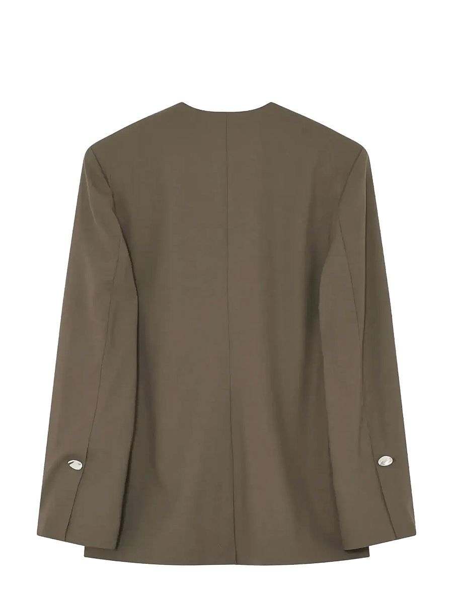 Day Birger et Mikkelsen - Roe - Light Wool Blend - einreihige blazer - capers - 2