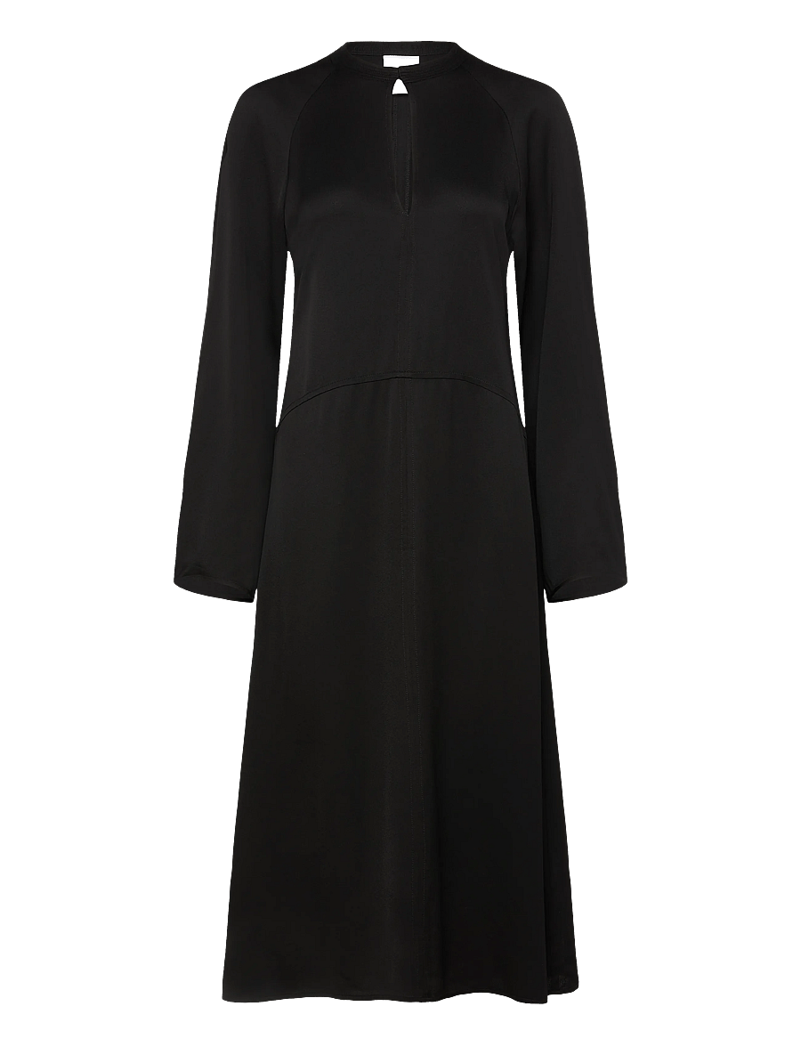 Day Birger et Mikkelsen - Walker - Matte Crepe - midiklänningar - jet black - 0