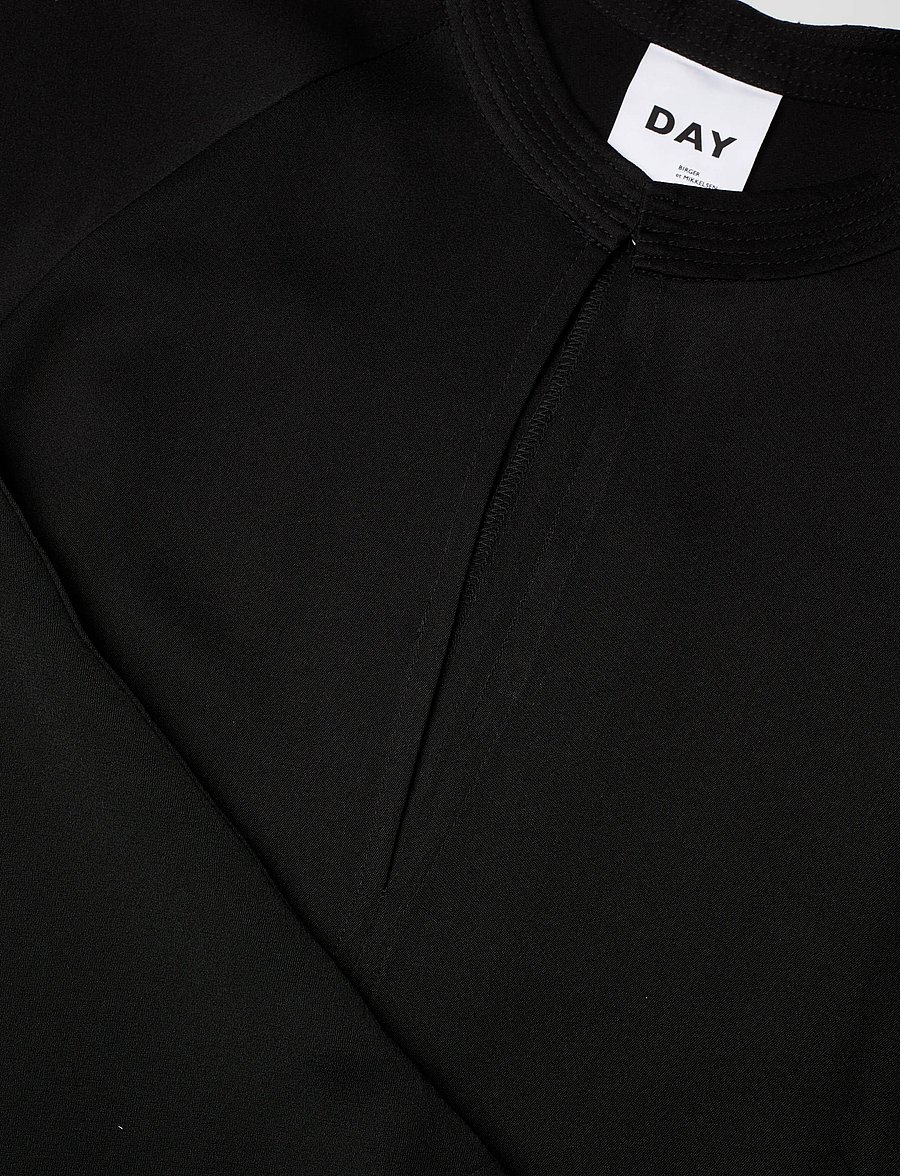 Day Birger et Mikkelsen - Walker - Matte Crepe - midiklänningar - jet black - 2