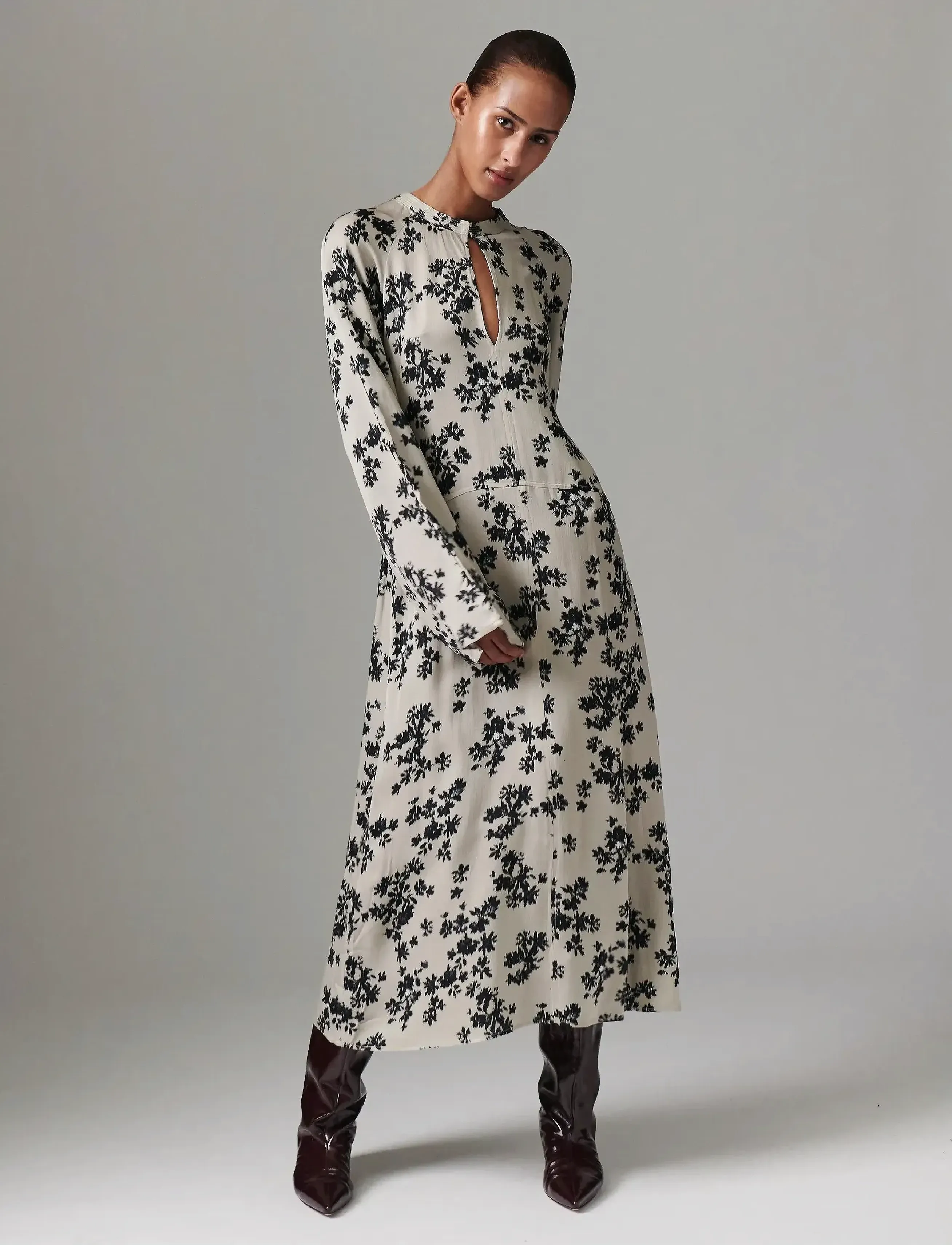 Day Birger et Mikkelsen Walker Stretched Floral, 32, Dresses, Mehrfarbig/gemustert - Knee-length & Midi, Frauen