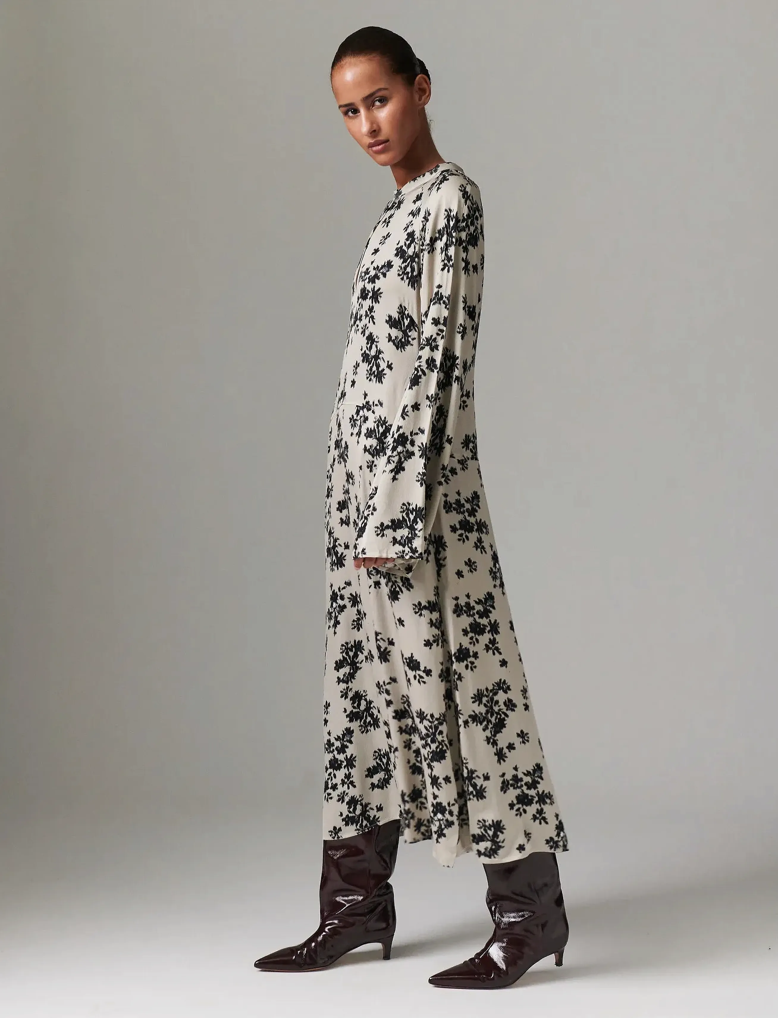 Day Birger et Mikkelsen - Walker - Stretched floral - midi garuma kleitas - stretched floral - 3