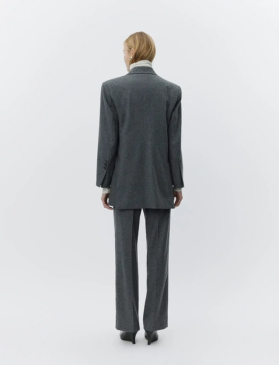 Day Birger et Mikkelsen - Amir - Melange Wool - kaksiriviset bleiserit - medium grey melange - 4