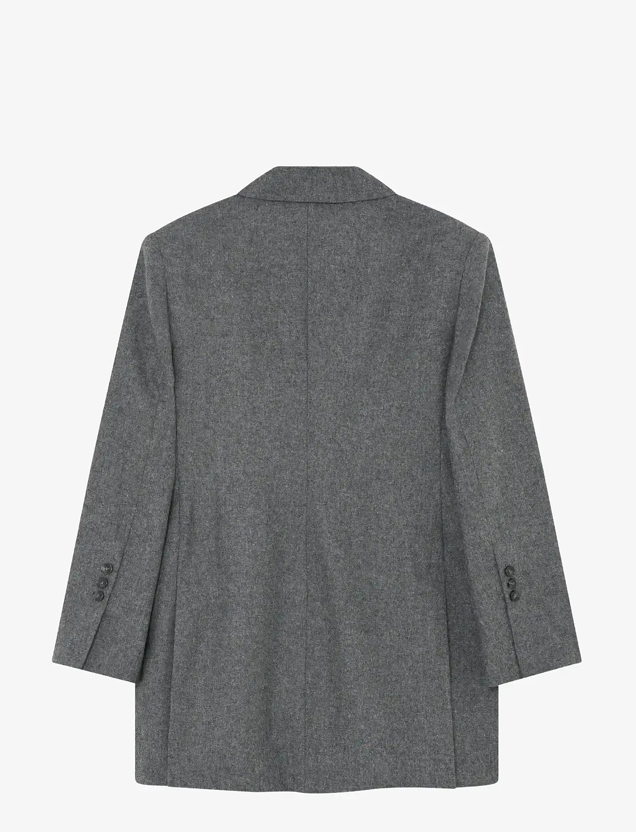 Day Birger et Mikkelsen - Amir - Melange Wool - kahes joones nööpidega bleiserid - medium grey melange - 1