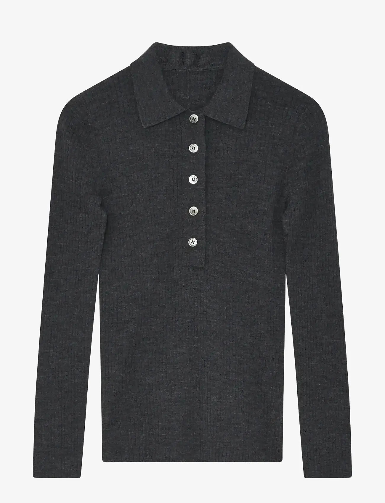 Day Birger et Mikkelsen - Murphy - Daily elements - efterårstøj - dark grey melange - 0