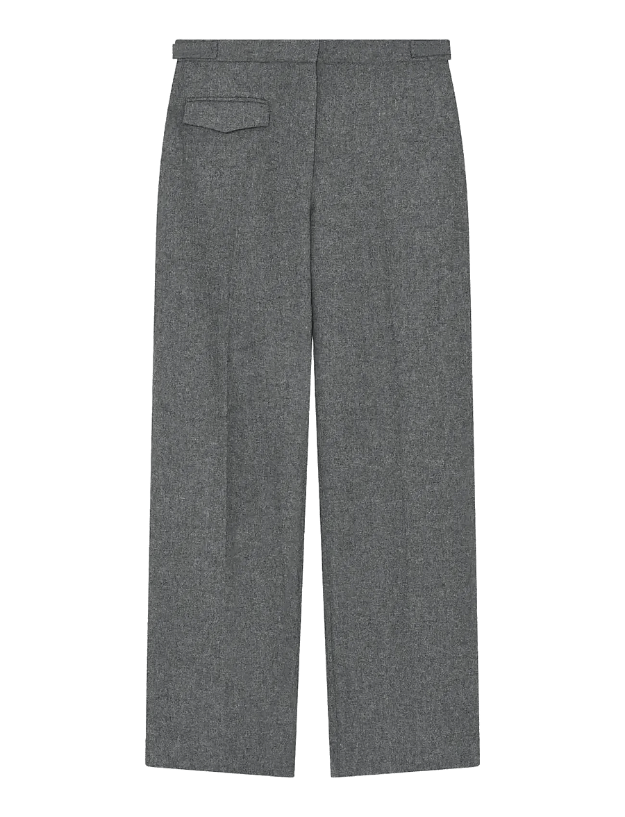 Day Birger et Mikkelsen - Thalia - Melange Wool - anzugshosen - medium grey melange - 1