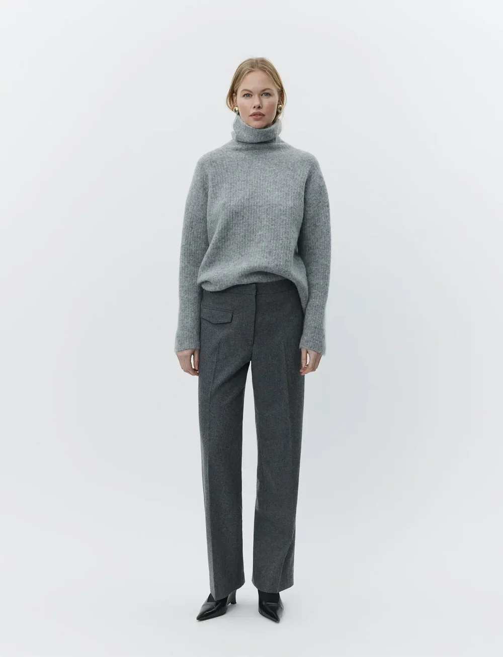 Day Birger et Mikkelsen - Thalia - Melange Wool - formell - medium grey melange - 0