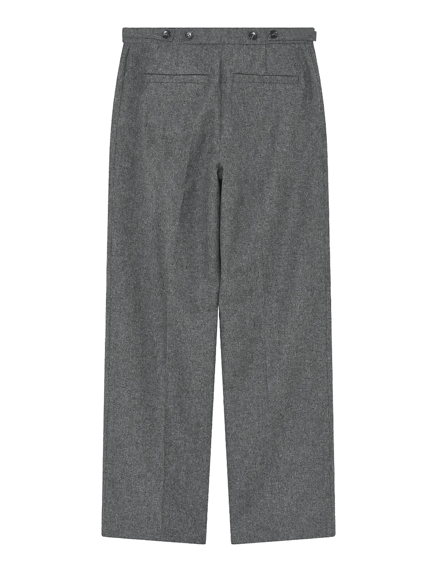 Day Birger et Mikkelsen - Thalia - Melange Wool - anzugshosen - medium grey melange - 2