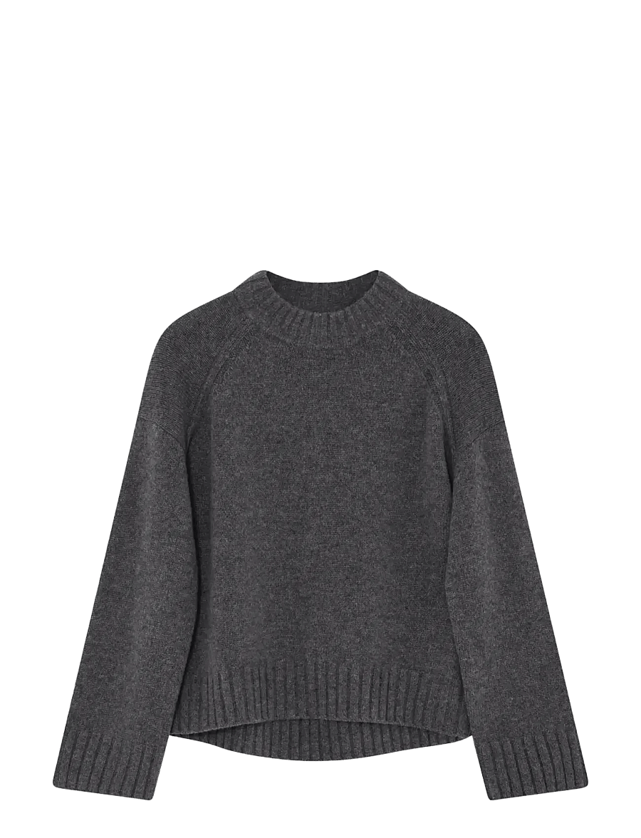 Day Birger et Mikkelsen - Glen - Soft Lamb - pullover - dark grey melange - 0