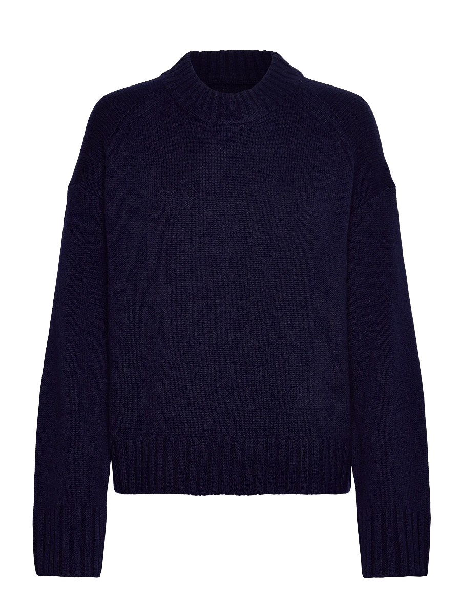 Day Birger et Mikkelsen - Glen - Soft Lamb - pullover - dark sapphire. - 1