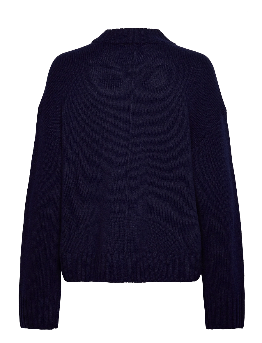 Day Birger et Mikkelsen - Glen - Soft Lamb - pullover - dark sapphire. - 2