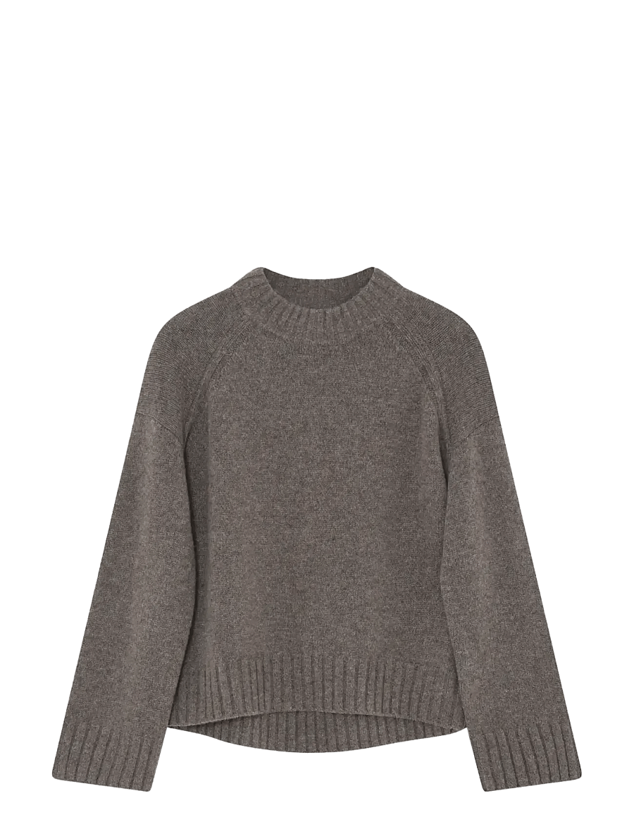 Day Birger et Mikkelsen - Glen - Soft Lamb - striktrøjer - walnut - 1