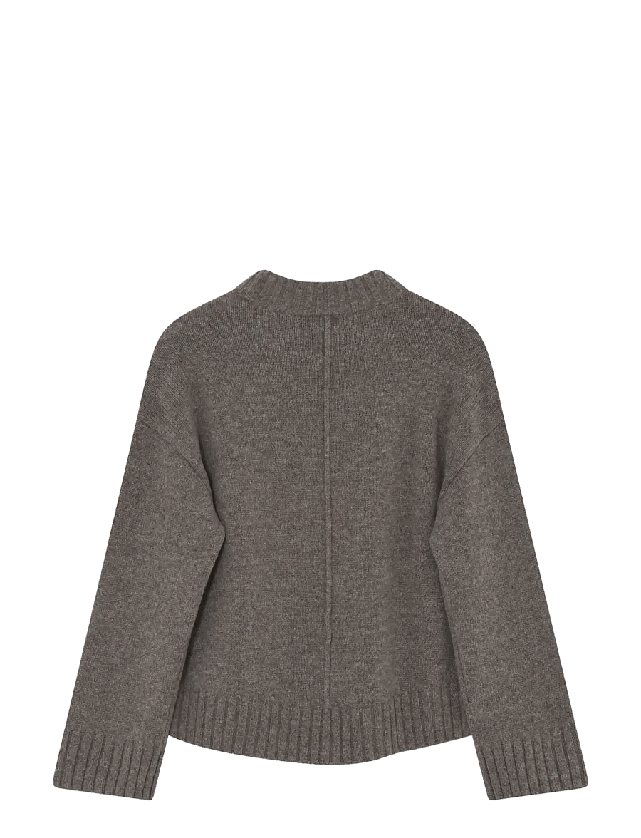 Day Birger et Mikkelsen - Glen - Soft Lamb - striktrøjer - walnut - 2