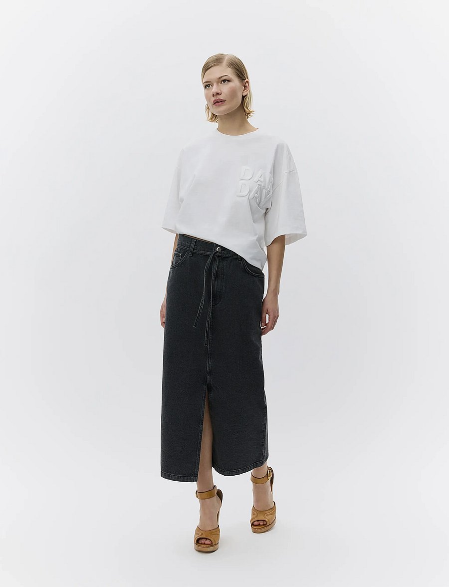 Day Birger et Mikkelsen - Ben - Black Denim - jeanskjolar - black - 0