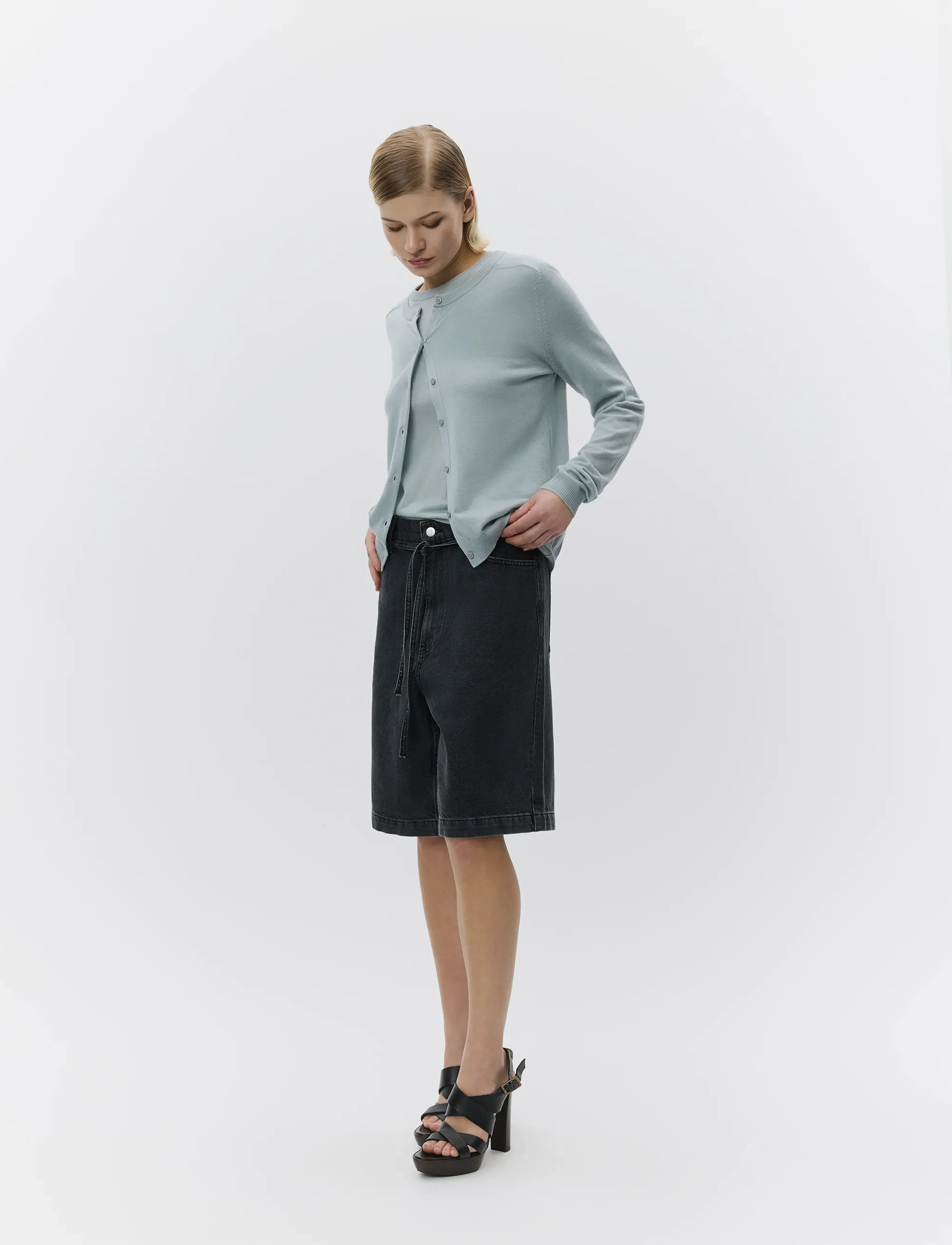 Day Birger et Mikkelsen - Elijah Shorts  Black Denim - džinsa šorti - black - 2