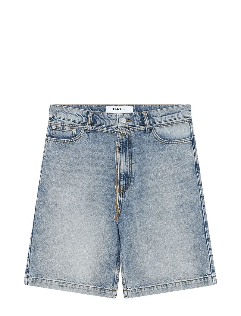 Day Birger et Mikkelsen - Elijah Shorts Blue Soft Denim - jorts - light blue - 0