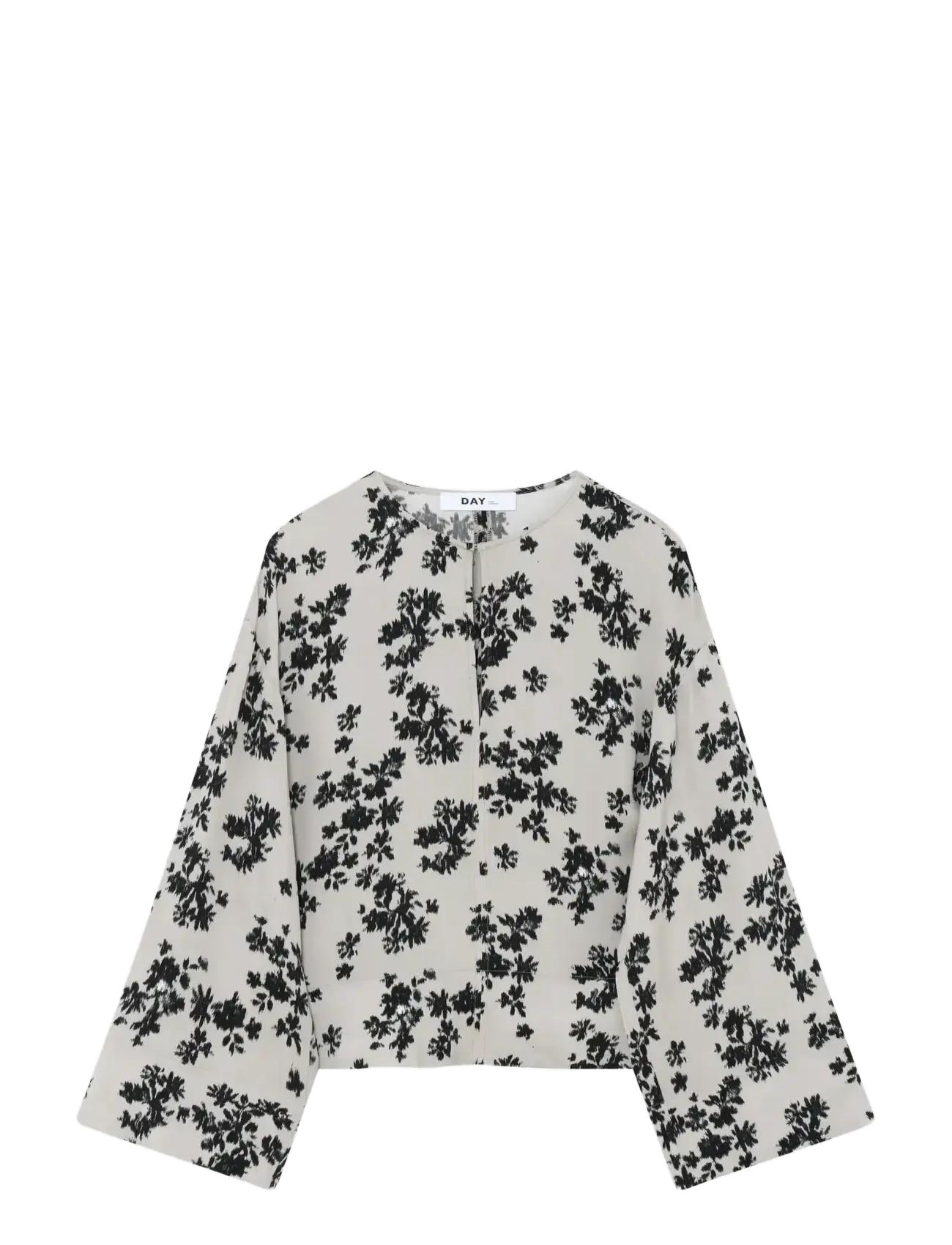 Day Birger et Mikkelsen Davies - Stretched floral - Transitional Layering - STRETCHED FLORAL / grey