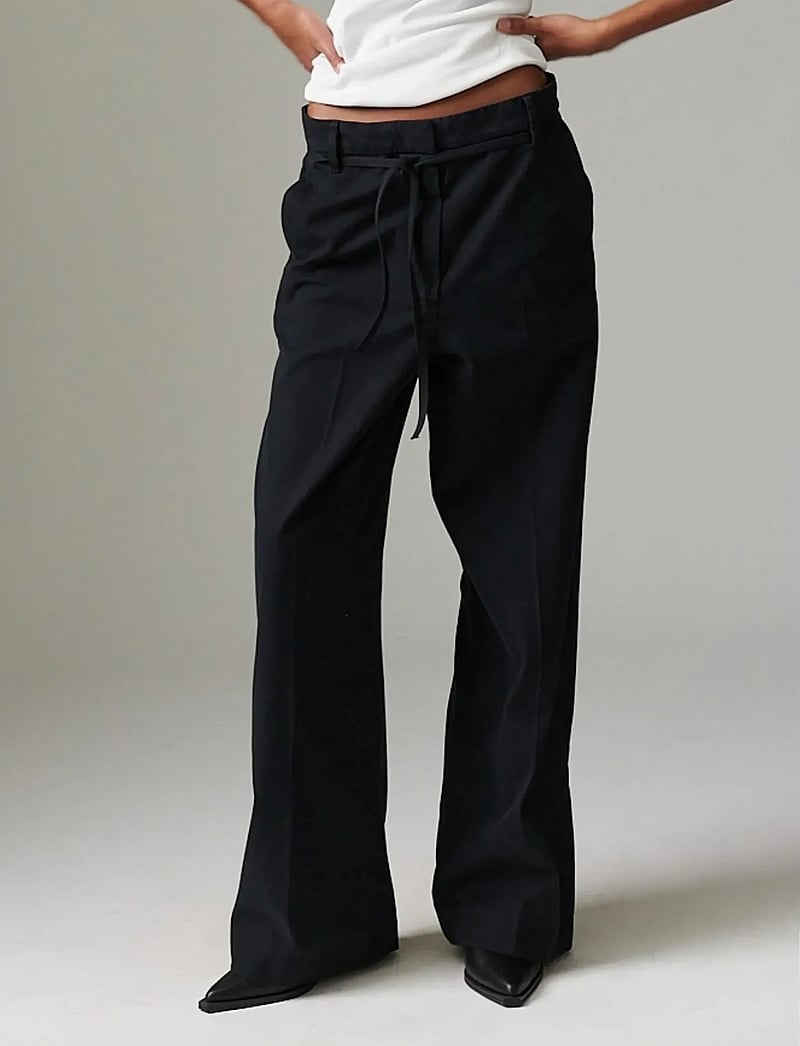 Day Birger et Mikkelsen - Jade - Modern Canvas - hosen mit weitem bein - black - 3