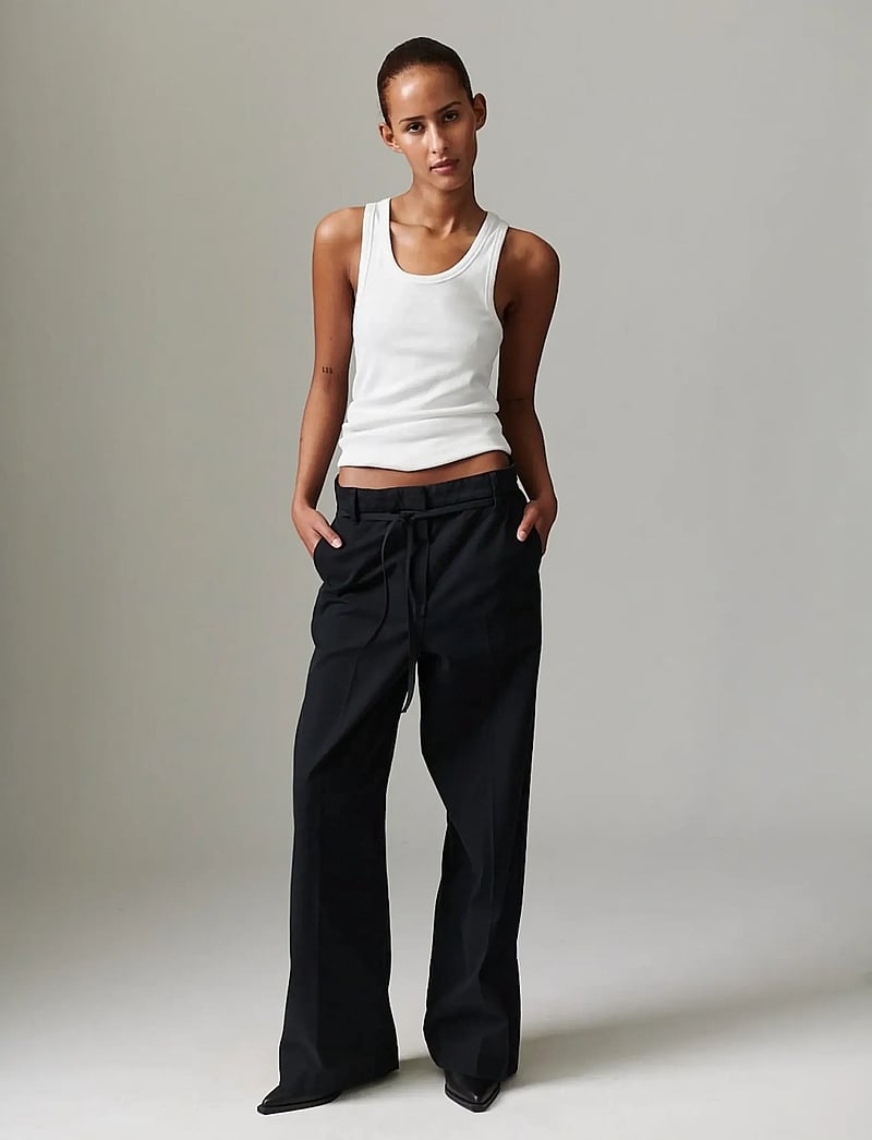 Day Birger et Mikkelsen - Jade - Modern Canvas - hosen mit weitem bein - black - 4