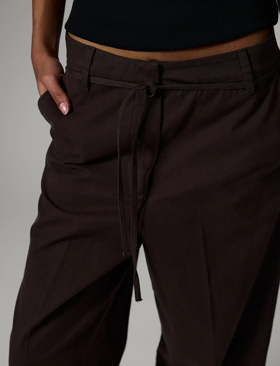 Day Birger et Mikkelsen - Jade - Modern Canvas - hosen mit weitem bein - coffee bean - 5