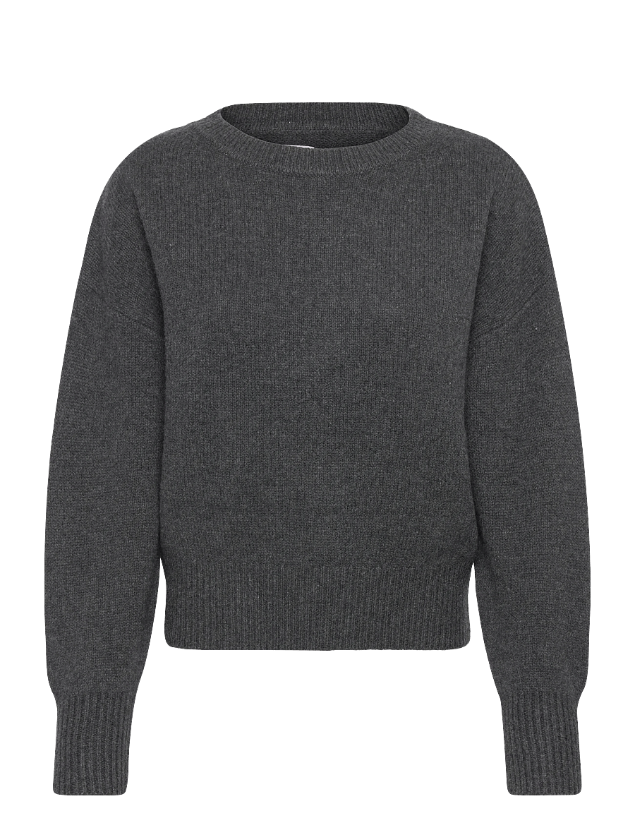 Day Birger et Mikkelsen - Cline - Soft Lamb - trøjer - dark grey melange - 1