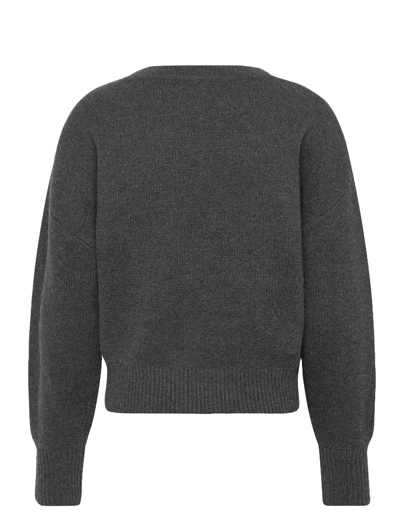 Day Birger et Mikkelsen - Cline - Soft Lamb - tröjor - dark grey melange - 1