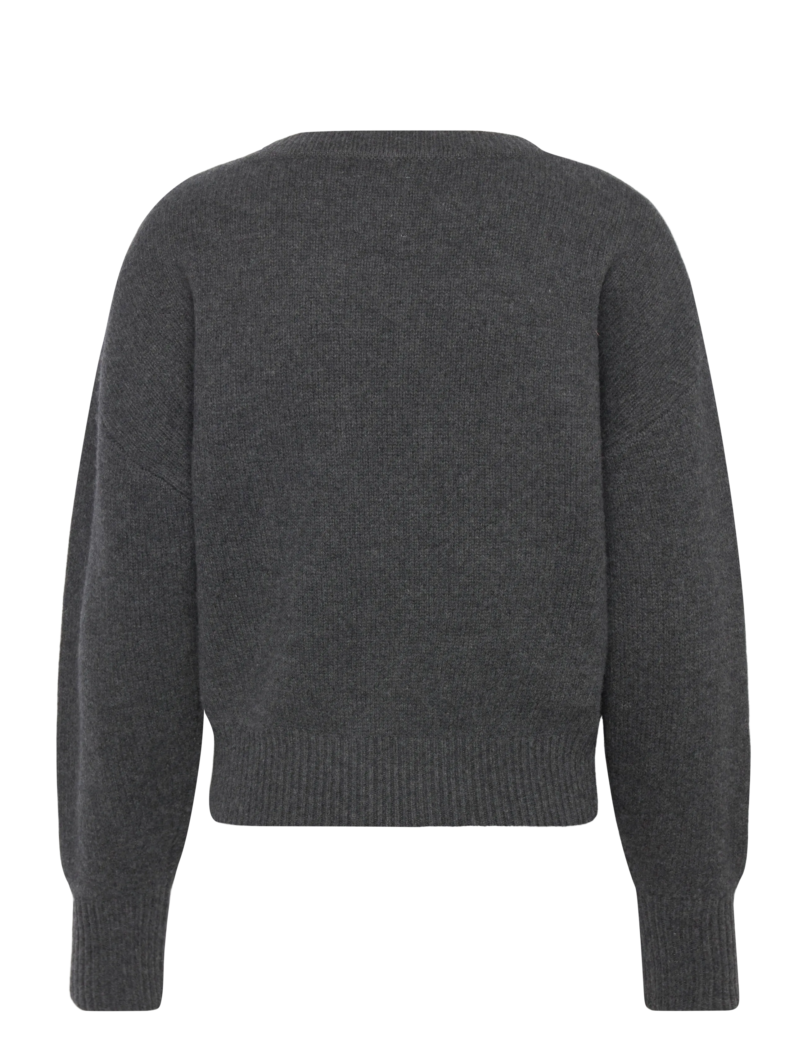 Day Birger et Mikkelsen - Cline - Soft Lamb - gebreide truien - dark grey melange - 1